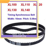 【LLMA】100XL 110XL 120XL 130XL 140XL 037 Timing Belt Rubber Belt 10mm Width 1/5'' Pitch