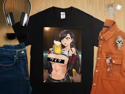 Material - Hentai Anime Japanese Writing Ecchi Otaku T-Shirt