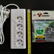 1.5m multi socket outlets