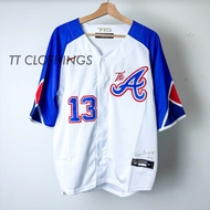 [10.10 PROMO] Acuna Jr. Atlanta Braves MLB Baseball x NBA Jersey T-Shirt Baju Special Edition