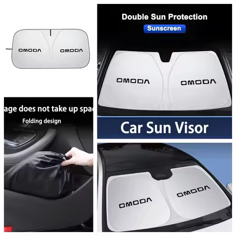 Foldable Front Windshield Sun Visor For Chery Omoda C5 Tiggo7 Tiggo8 Pro Jaecoo J7 UV‑Block Heat Ins