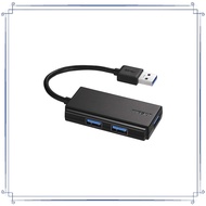 BUFFALO USB3.0 Bus-powered 3-port hub Black Compact Model B.