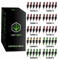 POSEIDON V7 Tattoo Cartridge Needles, Tattoo Needles RL/RS/RM/M1 Mix Size 50pcs/Box Disposable Tatto