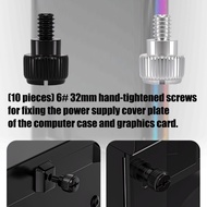 PPY Metal Case Thumb Screws 6 32 For Stable Graphics Card And Bracket Mounting