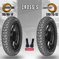 Honda ADV - PCX 160 CORSA CROSS S PLATINUM Motorcycle Tire Package 110/80-14 + 130/70-13 Tubeless