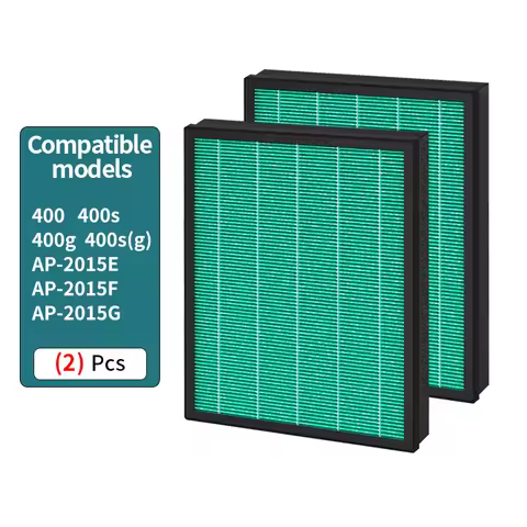 Replacement Filter Compatible with Coway Airmega 400/400S Air Purifier,Max 2 True HEPA and Active Ca
