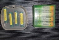 ***2件一套價  透明 塑膠 2A 3A 電池盒 儲物 收納 ** 2件一套價  Total 2pcs One Set Price  AA AAA Battery Case Plastic Tran
