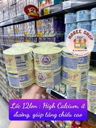 12 lon sữa gấu Nestle Thái Lan 140ml màu vàng