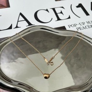 Tiffany 18k 玫瑰金豌豆項鍊  Elsa Peretti® Bean design 系列項鍊