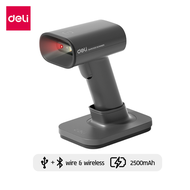 Deli เครื่องสแกนบาร์โค้ด รองรับหลายอุปกรณ์ มีBluetooth สแกนได้ 29 แบบ Barcode Scanner