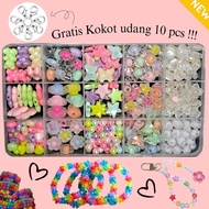 JM DIY beads 1 set/ beads box scoop 1 set box DIY beads 1 set aesthetic bead/ 1 set box