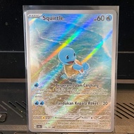 Squirtle AR 170 /165 TCG Pokemon 151 Indonesia 2023