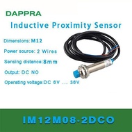 M12 8mm NO DC 2 Wire 6V To 36V Inductive Proximity Sensor OD43 SalleBIG 