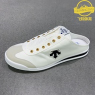 Descente Descente 24 Summer Classic Men's and Women's Sports Slip-on White Shoes Canvas Shoes D4223l