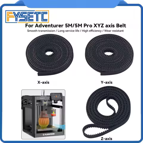 For Flashforge AD5M / 5M Pro XYZ Axis Belt High Quality 6mm Belt 3D Printer Replacement Parts for AD