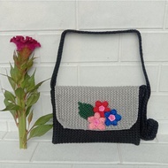 Knitted Flower Leaf Sling Bag / Sling Bag Girls' bag Girls' bag Girls' bag