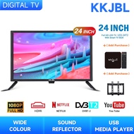 JEAANSP 24 Inch Digital TV Full HD LED + Android Combination set + Wall Bracket LED-24T2 （DVB-T2 ）Bu