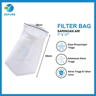 Depure Filter Bag Water Tower Filter (5 Micron) 7"x17" - Filter Filter Water Container, Moss, Dirt
