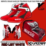 Drag race/ Racing Shoes / car racing shoes shoes Touring plus bag free glove print