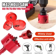 M42 Hole Saw 60mm - 150mm Bi-Metal Saw Tip Drill Bit Hole Cutter Tool for Wood Metal Thin Iron Sheet