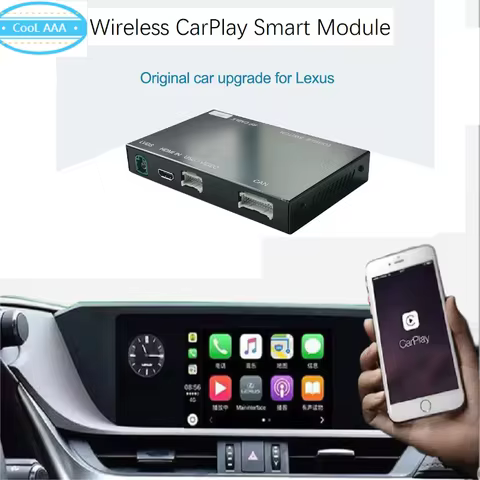 For LEXUS orinal screen Carplay upgrade module wireless Apple carplay Anroid auto free shipping