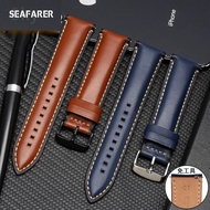 Cowhide Genuine Leather 20mm 22mm Watchbnd Strap for FOSSIL FS4835 FS5237 ME3052 FTW1114 Waterproof 