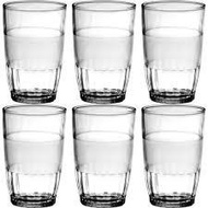 PLAIN COFFEE CUPS CONTAIN 6 PCS/HS 9 CUPS/THICK GLASS CUPS