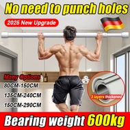 【 Bearing weight 600kg 】 Stainless Steel curtain rod extendable shower curtain rod extendable rod cl
