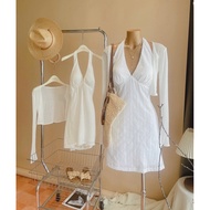 Apron dress + jacket Set