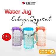 GBUplast CRYSTAL Water Jug 1.5L Eskan Acrylic Drink Container 1500ml