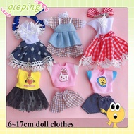 QIEPING แฟชั่น obitsu 11 ob11 สำหรับ Ob11 Gsc ชุดตุ๊กตาที่สวยงาม ชุดตุ๊กตาสัตว์ 16~17cmชุดตุ๊กตา เสื