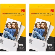 KODAK 4PASS Film Cartridge (2.1 x 3.4 inches) for KODAK Mini 2 Retro and Mini Shot 2 Retro 30 Sheets