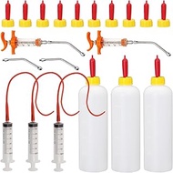 14PCS Lamb and Goat Kid Feeding Tube Kit Included 2 500ml Lamb Feeding Bottles 5 Milk 2 60ml Syringe
