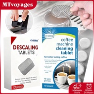Coffee Machine Cleaning Tablets 10 Count Thermos Cup Grease Tea Scale Effervescent Tablets Descaling