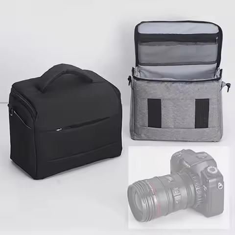 DSLR Camera Bag Handbags Nylon Shoulder Bag Camera Case Portable Cameras Bag for Sony Nikon Canon Pa