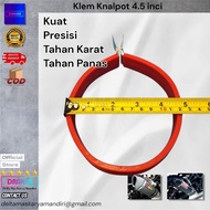 MERAH GANTUNGAN 4.5 inch exhaust clamp | 4.5 inch Red exhaust hanger | 4.5 inch Red exhaust hook | A