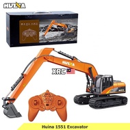 Huina 1551 LONG BOOM RC Excavator 2.4GHz 1:14 scale Remote Control 15 channels Construction Play 202