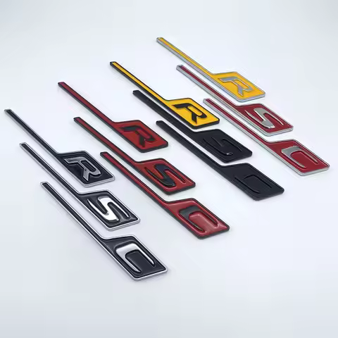 Letters S R C Badges Emblems for Mercedes Benz A45s CLA45s C63s E63s S63s GLE63s GLC63s GLS63s GTs G