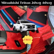 Mitsubishi Triton Car Floor Mats 2 Doors And 4 Year 2014-2025 6D7D