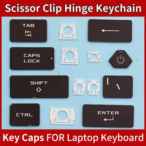 Replacement Tab&Caps lock&Shift&Ctrl &Space Keycap Key Cap &Scissor Clip&Hinge For Asus ROG Strix G1
