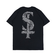 Metal t-shirt Satanic Distro t-shirt Men Women Black SIXCISSORS 666 SKELETS