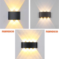 Wall Lamp 4 Beams, 6 Beams, 8 Beams (NBLS016) IP65 Genuine Nanoco Yellow Light,
