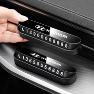 Car Temporary Parking Number Plate Decoration for Hyundai IX25 IX35 Elantra Accent HB2O Lafesta I30 