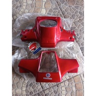 MERAH Headlamp cover headlamp top bottom red black honda c700 c800 supercup c 700 800