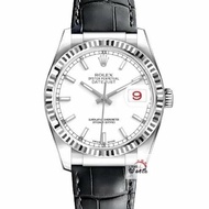 【大眾名錶】ROLEX 勞力士 116139 DateJust 蠔式日誌 18白K金 白色面盤 紅字 大眾名錶B1237