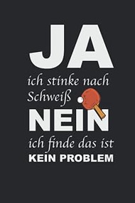 Tischtennis stinken: Punktraster Notizbuch (6x9 Zoll) mit 120 Seiten