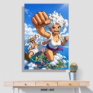Nika Luffy and Nika Booney Anime One Piece Poster, Latest Cool Wall Decoration, Large Size