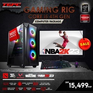Gaming Rig Set Core i7 4th Gen 4770 8gb Ram 120gb SSD 500gb HDD RX580 8GB 24Led Monitor