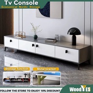 WOODYES TV Console Cabinet Nordic Modern Economic Living Room Floor Cabinet Storage Cabinet TV Cabinet