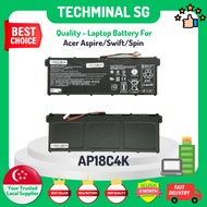TECHMINAL - AP18C4K Battery Replacement for	Acer Aspire 3 A315-42 A315-54 Aspire 5 A514-52 A515-43 A515-44G A515-52K A51